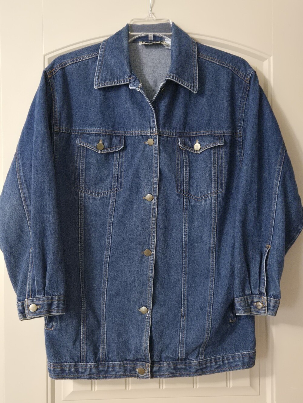 Forenza Vintage 90s Y2K Denim Chore Jacket 100% Cotton Size Medium
